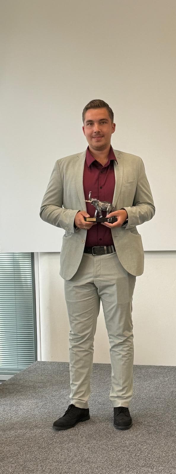 Christian Fischer bei einer persönlichen Veranstaltung